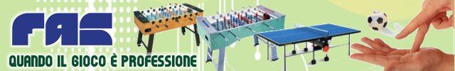 FAS - calciobalilla, tavoli da ping pong